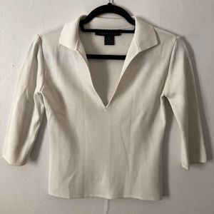 White Shin Choi Blouse! Size Medium.